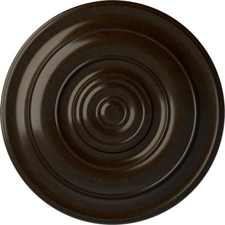 Niobe Ceiling Medallion (Fits Canopies Up To 8 5/8), Hand-Painted Bronze, 18OD X 1 1/2P